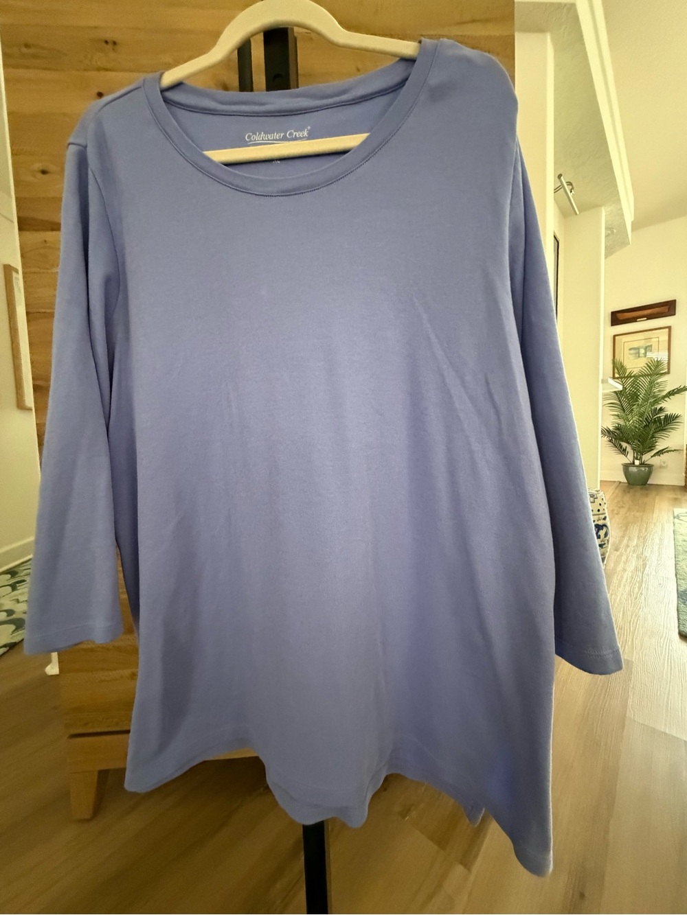 Coldwater Creek Blue Tee NWOT